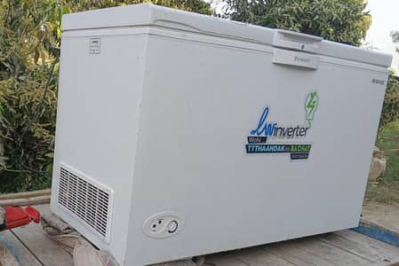 waves inverter deep freezer model 315 single door