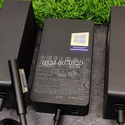 Microsoft Surface 65W Charger - Laptop Pro Go 1 2 3 4 5 6 7 7+ 8 9 X