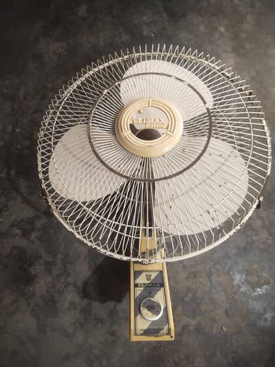 climax supreme wall bracket fan