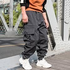 Cargo Pants Charcoal Colour