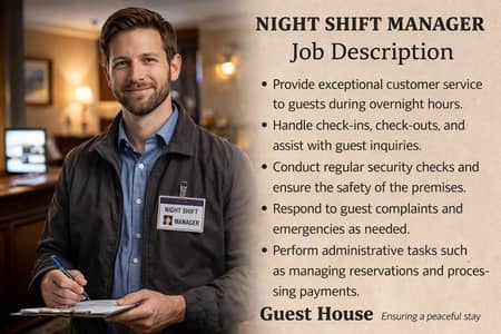 Full time night shift manager