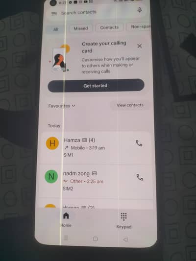 original OPPO Reno 5 original panel 8+4 ram 128 memo minor lines only