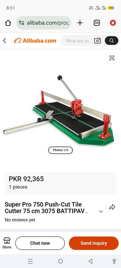 Tiles cutter Italy made big size model super pro 750