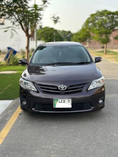 Toyota corolla gli 2012