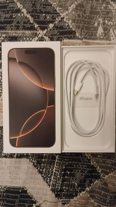 iPhone 16 Pro Max (256GB) – PTA Approved – Excellent Condition