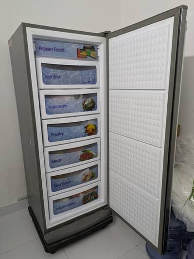 Dawlance vertical freezer 7 drawers