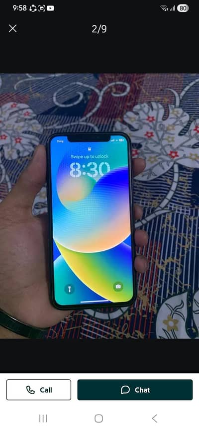 iphone x pta approved just battery chang