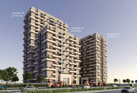 2 Bed Apartment ( 1250 Square Feet ) With Parking Space For Sale In Doha Heights Faisal Hills Block A