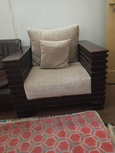 urgent Wooden sofa for sale