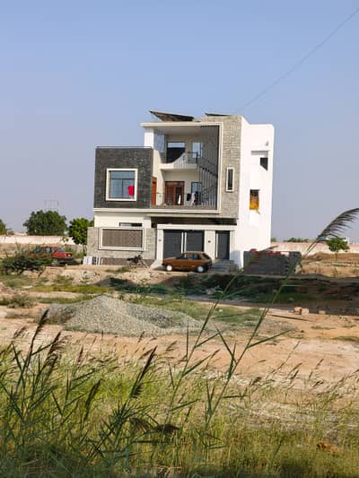 276 SQ YARD WEST OPEN PLOT FOR SALE IN BLOCK 4 PIR AHMED ZAMAN TOWN