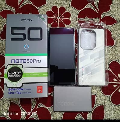 Infinix Note 50 Pro with box 12gb 256gb contect WhatsApp 0325,6735466