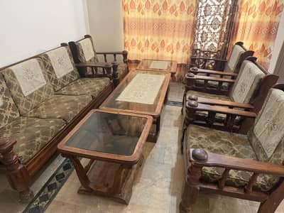 7 Seater Wooden Sofa set