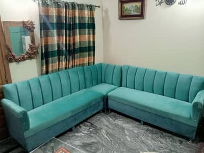 L shaped sofa