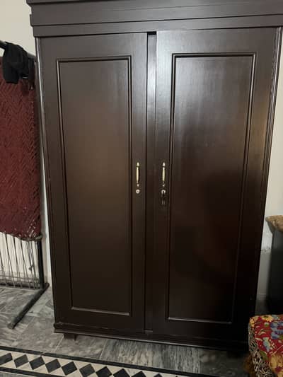 Wooden Wardrobe Almirah Crockery Showcase