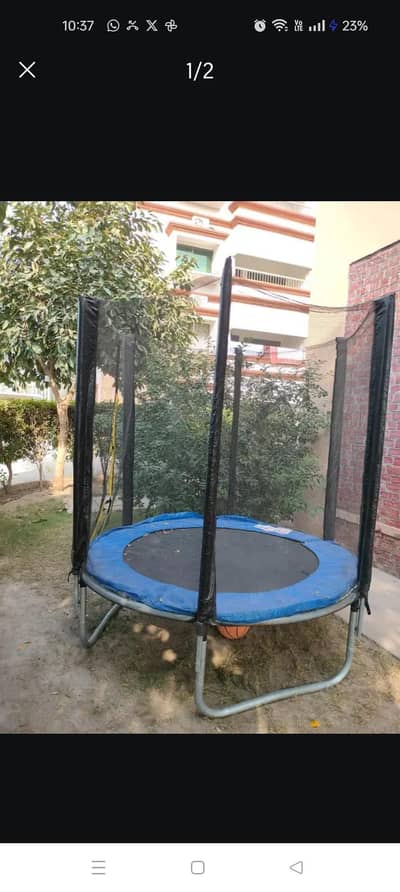trampoline, Jumping pad, Round Trampoline, with safety net