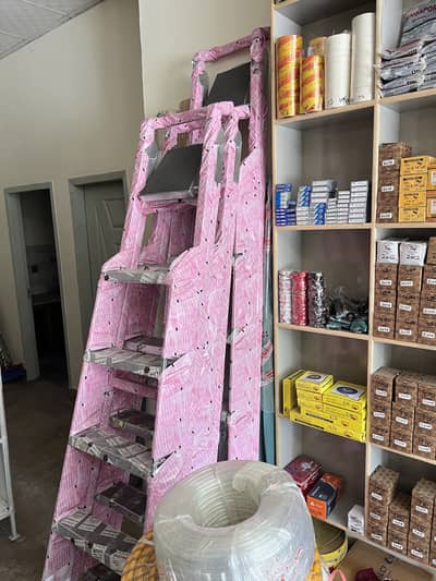 Steel Seerhi / Ladder 5ft 6ft 7ft – Heavy Duty for Home & Shop