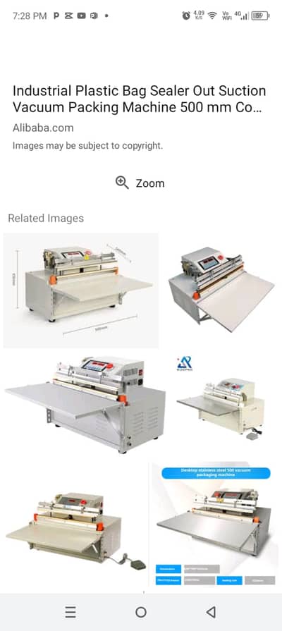 Vacuum Packing Machine for Sale - Pedal impulse sealer - Band sealing