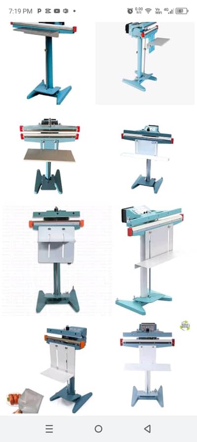 Vacuum Packing Machine for Sale - Pedal impulse sealer - Band sealing
