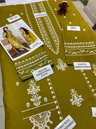 agati PURE LAWN 2PC EMBROIDERED*
