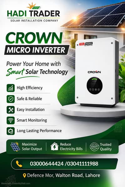 Crown 6kW Solar Inverter/solar solution/inverex/solarmax/goodwe