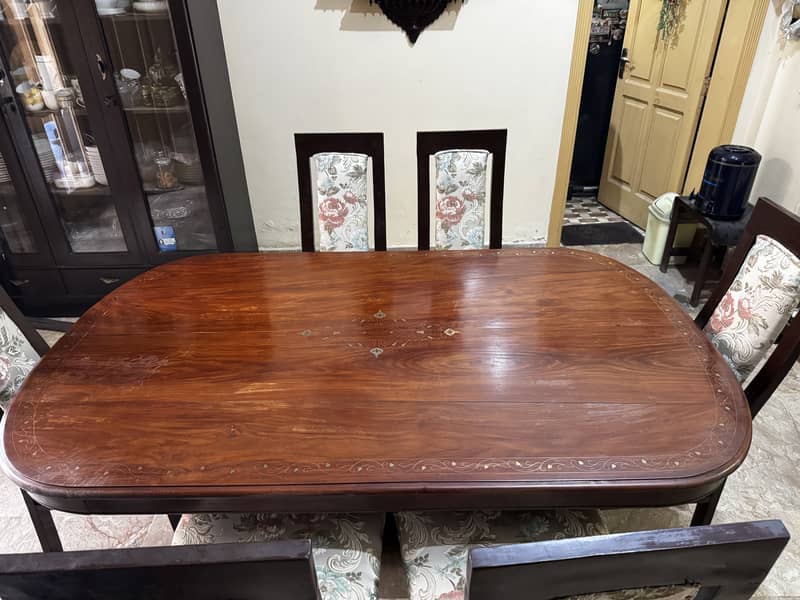 SOLID WOOD DINING TABLE SET 2