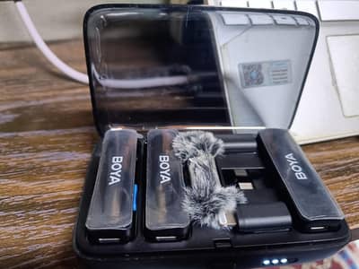 Urgent sale Boya link 2 3in1_ wireless microphone system