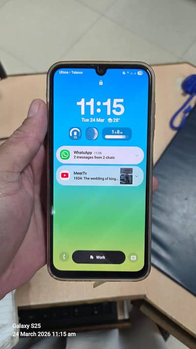 Samsung galaxy A15 blue colour 8/256 PTA approved