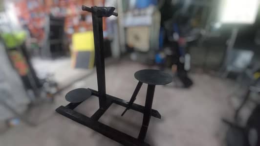 seated twister double twisting machine dumbbells multi gym bench stand