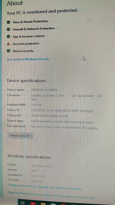 Alienware Aurora R1 Gaming PC i7 920 | 120GB SSD + 320GB HDD | 8GB RAM