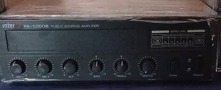 INTERM AMPLIFIERS PA-1000B