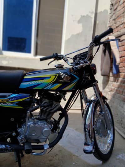 HONDA CG 125 2026 lash candishan full lash  350. Km uased