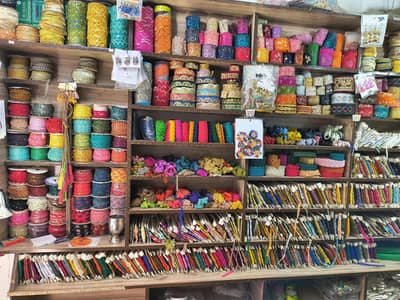 Complete Lace & Sewing Machine Stock for Sale