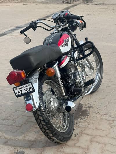 Honda CG 125 2013 Bullet style Modified