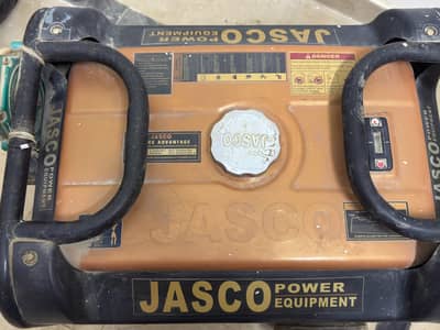Jasco 2.5KVA Gen for Sale – Petrol & Gas Dual Support – Lightly Used