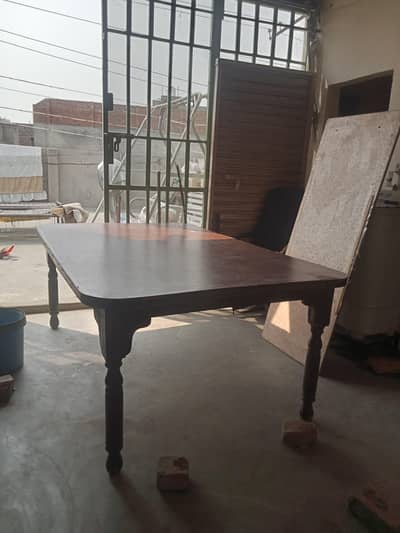 wooden 6 chairs Dining table set