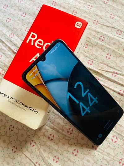 Redmi A3 New model   just box open 4/128 with box