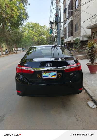 corolla cli converted to gli gloss black color