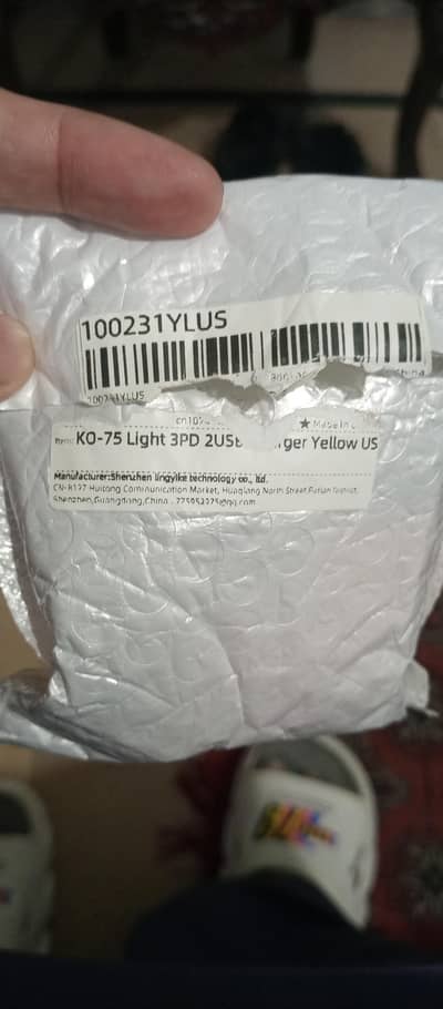 5 port charger import from china . still unpack