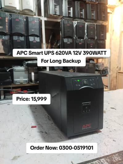 APC UPS 620VA 12V 400W For Long Backup