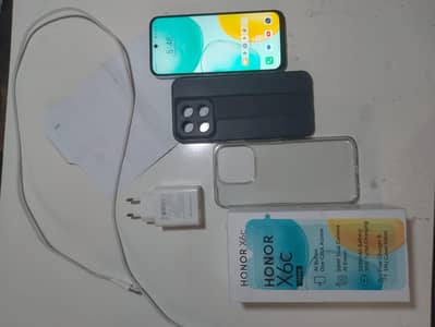 Honor x6c 6gb 128gb 11 month warranty WhatsApp  03287469290