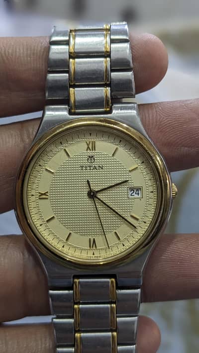 Authentic Titan Classique Two-Tone Men’s Watch