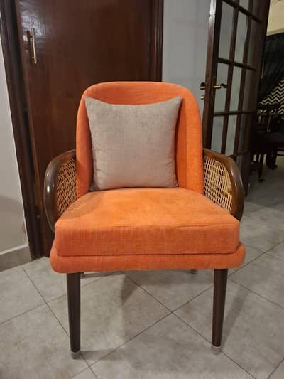 Dining table for small space, four chairs