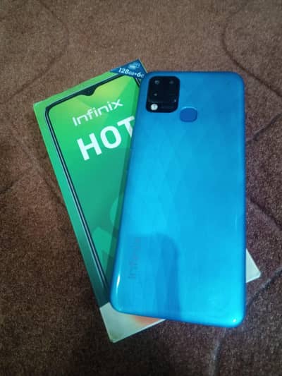 Infinix hot 10 S with box memory 6 /128