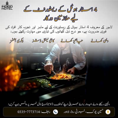 Experienced Restaurant Kitchen Staff