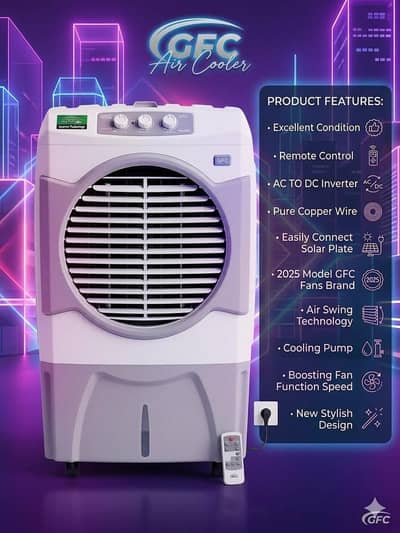 Air Cooler For Sell | GFC Fan | GF 6600 Deluxe | Inverter