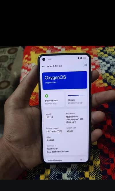 OnePlus 9 5G cp Approved 8+8 128 GB