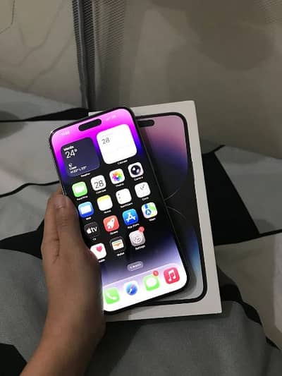 iphone 14 pro max PTA approved official 256Gb tottly original.   13