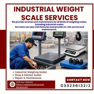 Weighing Scale Repairing Service, Factory & On-Site Service Available