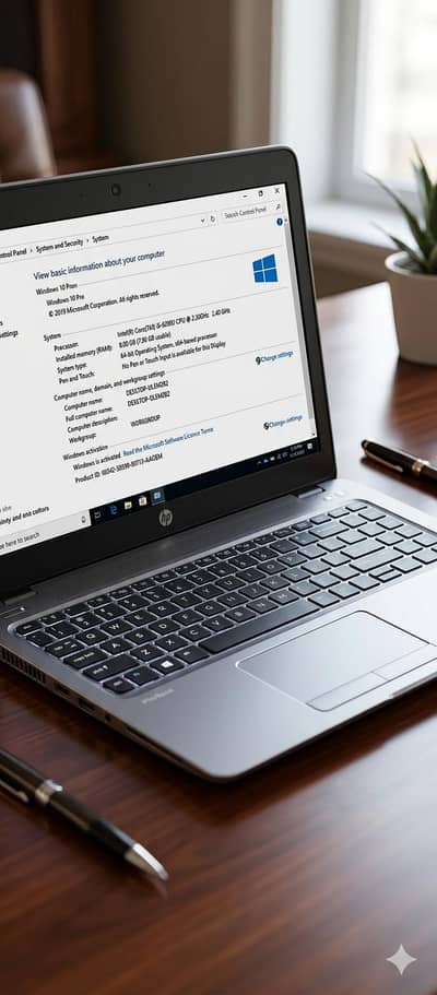 HP Laptop - Intel Core i5 6th Gen | 8GB RAM | Windows 10 Pro