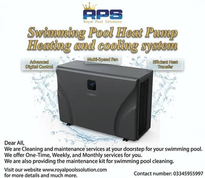 Swimming Pool Heat Pump Heating and cooling system